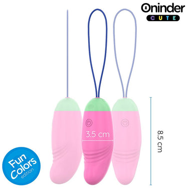 Uovo vibrante ONINDER CUTE: stimolazione 360° via app, colori vivaci